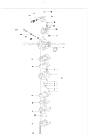 Carburetor Diagram and Parts List for 226RJ 2012-06 Husqvarna Brush Cutter