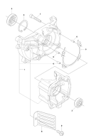 Crankcase Diagram and Parts List for 226RJ 2012-06 Husqvarna Brush Cutter