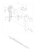 Throttle Controls Diagram and Parts List for 226R 2009-01 Husqvarna Brush Cutter
