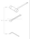 Part Location Diagram of 506615001 Husqvarna Spanner
