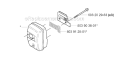 Muffler Diagram and Parts List for 227RD 2000-10 Husqvarna Brush Cutter