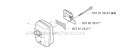 Muffler Diagram and Parts List for 227RJ 2000-10 Husqvarna Brush Cutter