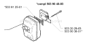 Page K Diagram and Parts List for 227RD 227 RD 1999-09 Husqvarna Trimmer