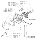Page B Diagram and Parts List for 227RD 227 RD 1999-09 Husqvarna Trimmer