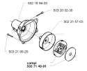 Page D Diagram and Parts List for 227RD 227 RD 1999-09 Husqvarna Trimmer