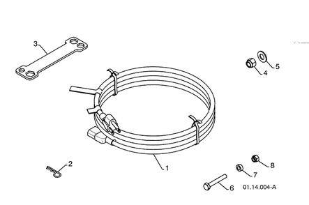 Bag Of Parts / Key 2 Diagram and Parts List for 924SB (96193003501)(2008-10) Husqvarna Snow Blower