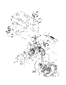 Drive Diagram and Parts List for HL8527STEA  Husqvarna Snow Blower