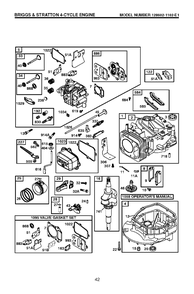 Engine 2 Diagram and Parts List for 875 (917374456)(2008-02) Husqvarna Lawn Mower