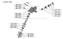 Page H Diagram and Parts List for 22R 22 R 1986-10 Husqvarna Trimmer