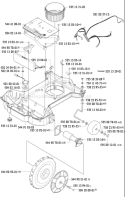 Page B Diagram and Parts List for 230ACX 230 ACX 2007-07 Husqvarna Lawn Mower