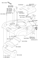 Page C Diagram and Parts List for 230ACX 230 ACX 2007-07 Husqvarna Lawn Mower