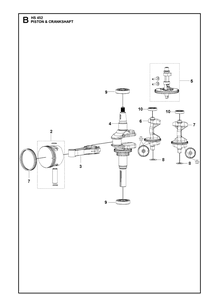 Part Location Diagram of 599349030 Husqvarna Connecting rod