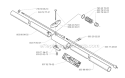 Shaft Diagram and Parts List for 232RD 2000-04 Husqvarna Brush Cutter