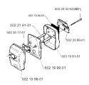 Part Location Diagram of 502199901 Husqvarna Plate