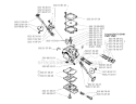 Carburetor Details Diagram and Parts List for 232R 1995-11 Husqvarna Brush Cutter