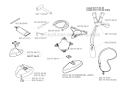Accessories Diagram and Parts List for 232R 2000-04 Husqvarna Brush Cutter