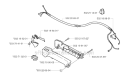 Throttle Controls Diagram and Parts List for 232R 2002-09 Husqvarna Brush Cutter