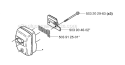 Muffler Diagram and Parts List for 232R 2006-01 Husqvarna Brush Cutter