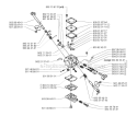 Carburetor Details Diagram and Parts List for 232R 2006-01 Husqvarna Brush Cutter