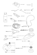 Accessories Diagram and Parts List for 232R 2006-04 Husqvarna Brush Cutter