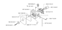 Carburetor  Air Filter Diagram and Parts List for 232R 2006-04 Husqvarna Brush Cutter