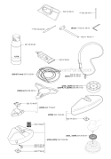 Accessories Diagram and Parts List for 232R 2007-01 Husqvarna Brush Cutter