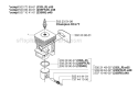 Cylinder Piston Diagram and Parts List for 232R 2007-01 Husqvarna Brush Cutter
