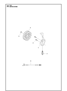 Part Location Diagram of 590710201 Husqvarna Spark Plug