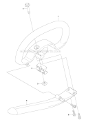 Handle Diagram and Parts List for 233RJ 2009-01 Husqvarna Brush Cutter