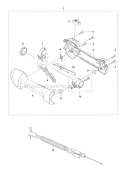 Throttle Controls Diagram and Parts List for 233RJ 2009-01 Husqvarna Brush Cutter