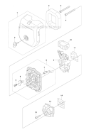 Part Location Diagram of 521605001 Husqvarna BODY Assembly