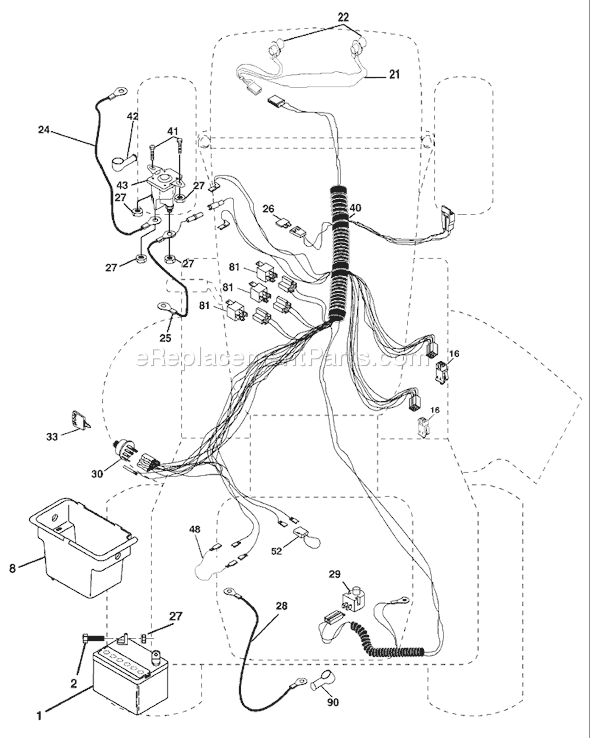 Page D Diagram and Parts List for YTH1842A (954569790) (2003-01) Husqvarna Lawn Tractor
