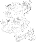 Part Location Diagram of 532401826 Husqvarna Console Fuel Window