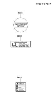 Decals Diagram and Parts List for FX751V-ES00 2017-09 Husqvarna Engine