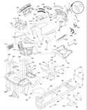Part Location Diagram of 532439151 Husqvarna Console Asm. Decklift