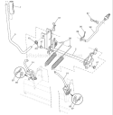 Part Location Diagram of 581506902 Husqvarna Front Mower Lift Link Suspensi