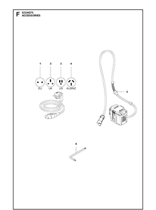 Accessories Diagram and Parts List for 522IHD75  Husqvarna Hedge Trimmer