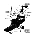 Page K Diagram and Parts List for 234 1983-01 Husqvarna Chainsaw