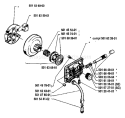 Part Location Diagram of 503657101 Husqvarna Clutch Complete