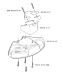 Guards 2 Diagram and Parts List for 235FR 2007-01 Husqvarna Brush Cutter