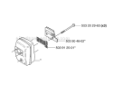 Muffler Diagram and Parts List for 235FR 2007-01 Husqvarna Brush Cutter
