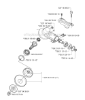 Bevel Gear Diagram and Parts List for 235FR 2007-01 Husqvarna Brush Cutter