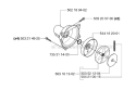 Clutch Diagram and Parts List for 235FR 2007-01 Husqvarna Brush Cutter