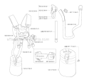 Harness Diagram and Parts List for 235FR 2009-05 Husqvarna Brush Cutter