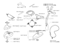 Accessories Diagram and Parts List for 235RII 2002-09 Husqvarna Brush Cutter