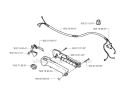 Throttle Controls Diagram and Parts List for 235RII 2006-01 Husqvarna Brush Cutter