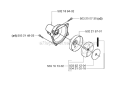 Clutch Diagram and Parts List for 235RII 2006-01 Husqvarna Brush Cutter