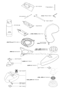 Accessories Diagram and Parts List for 235RII 2006-04 Husqvarna Brush Cutter