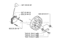 Ignition System Diagram and Parts List for 235RII 2006-04 Husqvarna Brush Cutter