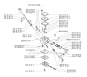 Carburetor Details Diagram and Parts List for 235RII 2006-04 Husqvarna Brush Cutter